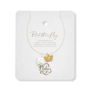 GODDESS AMULET NECKLACE - BUTTERFLY