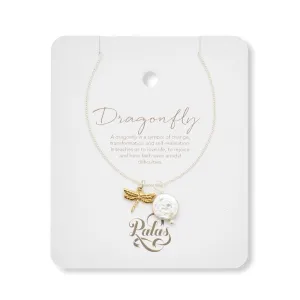 GODDESS AMULET NECKLACE - DRAGONFLY