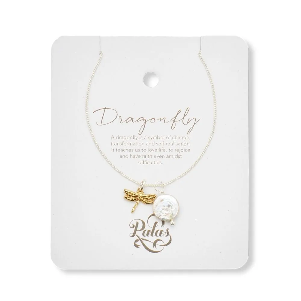 GODDESS AMULET NECKLACE - DRAGONFLY