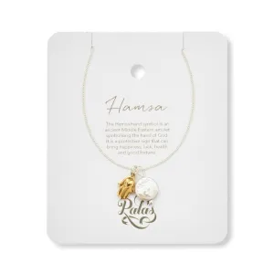GODDESS AMULET NECKLACE - HAMSA