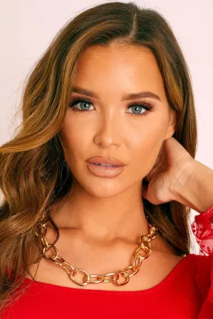 Gold Chunky Links Necklace - Dailee