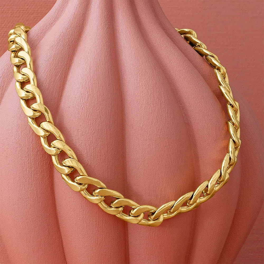 Gold Cuban Chain Necklace