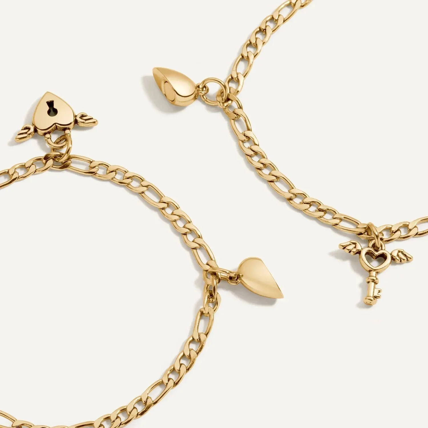 Gold Heart Pendant Bracelet - Luxury Chain, Dainty Charm, Fine Jewelry
