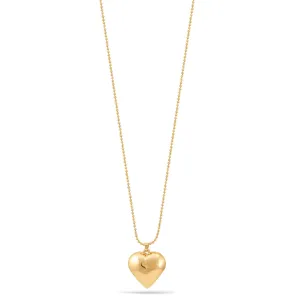 GOLD HEART PENDANT NECKLACE #SWKK-11639GLD
