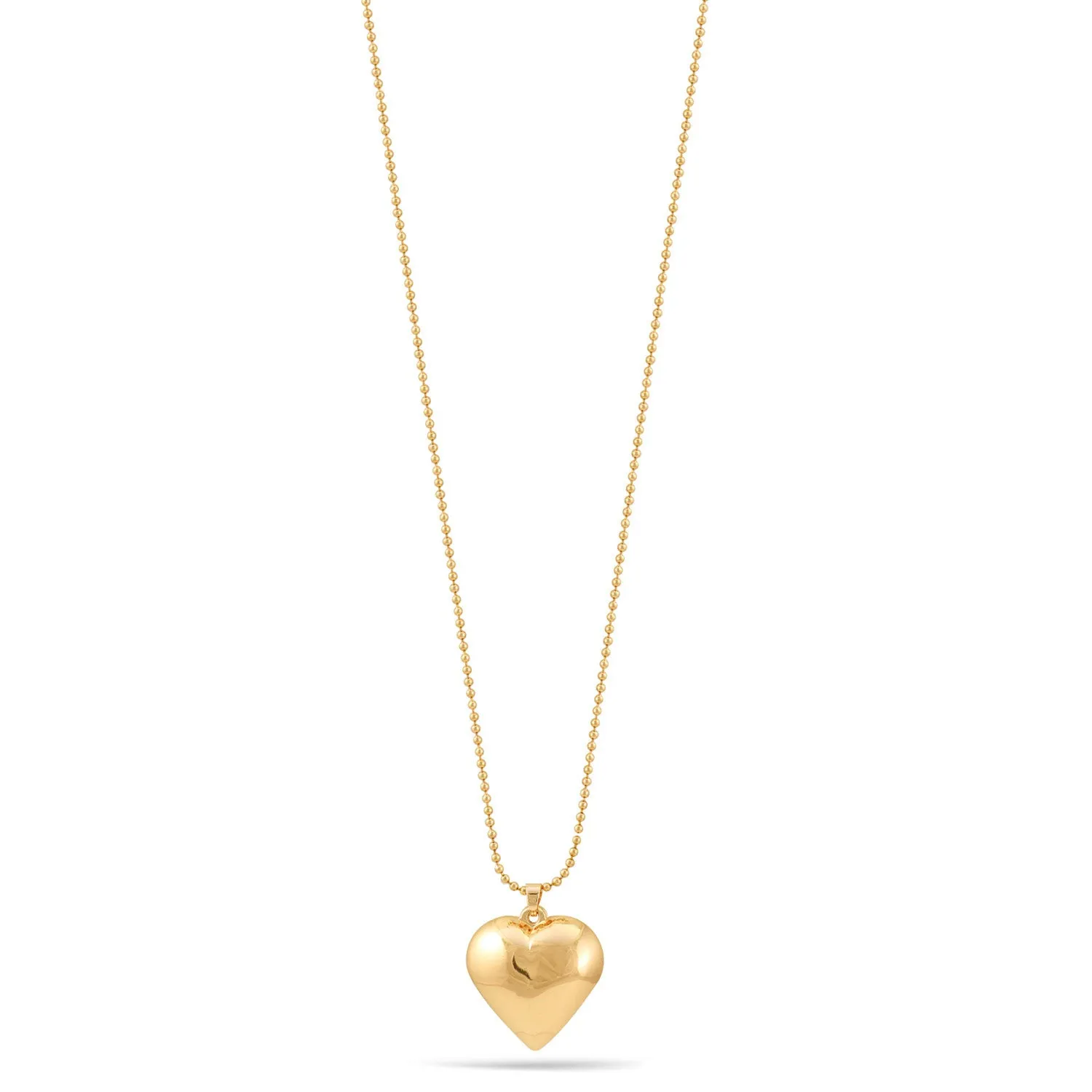 GOLD HEART PENDANT NECKLACE #SWKK-11639GLD
