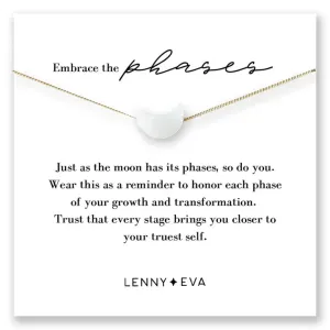 Gold Intentions Symbol Necklace- Moon