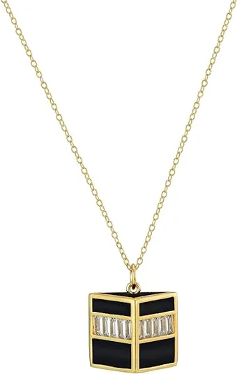 Gold Kaaba Muslim Necklace