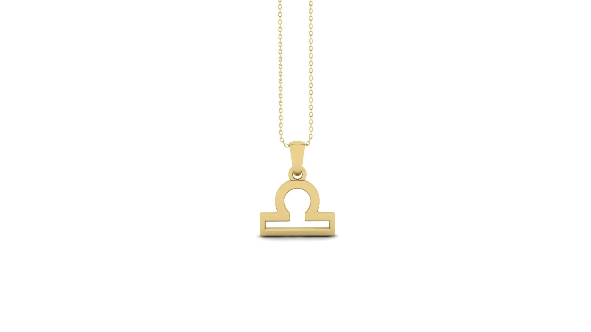 Gold mini necklaces (Select your sign)