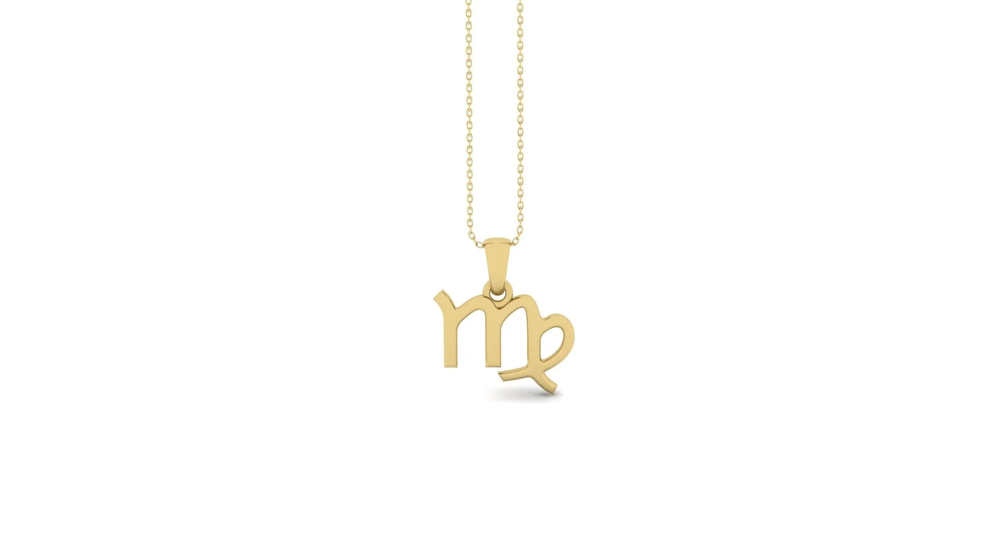 Gold mini necklaces (Select your sign)
