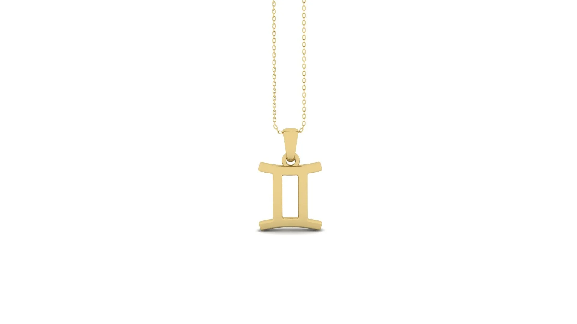 Gold mini necklaces (Select your sign)