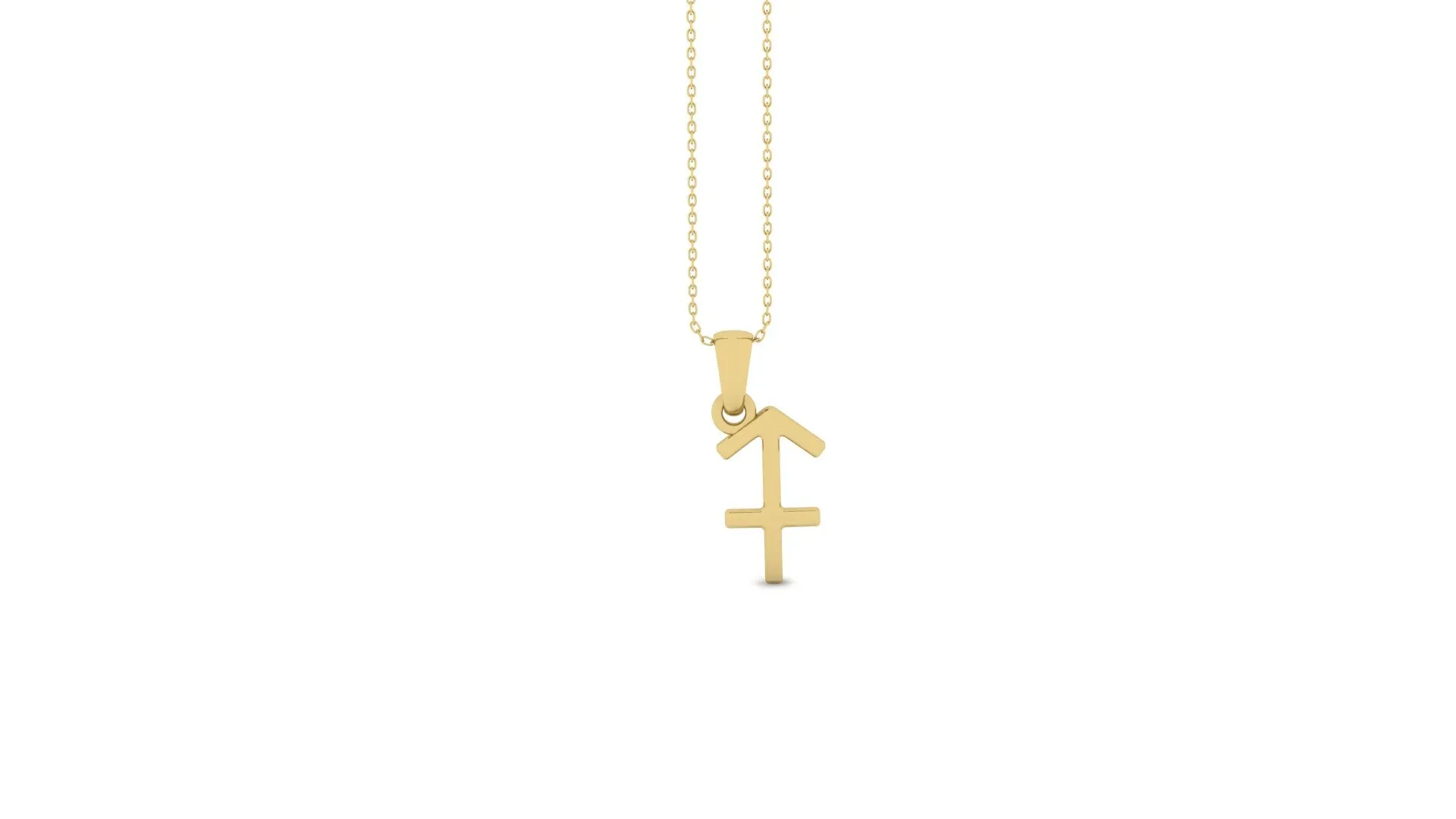 Gold mini necklaces (Select your sign)