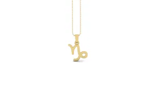 Gold mini necklaces (Select your sign)