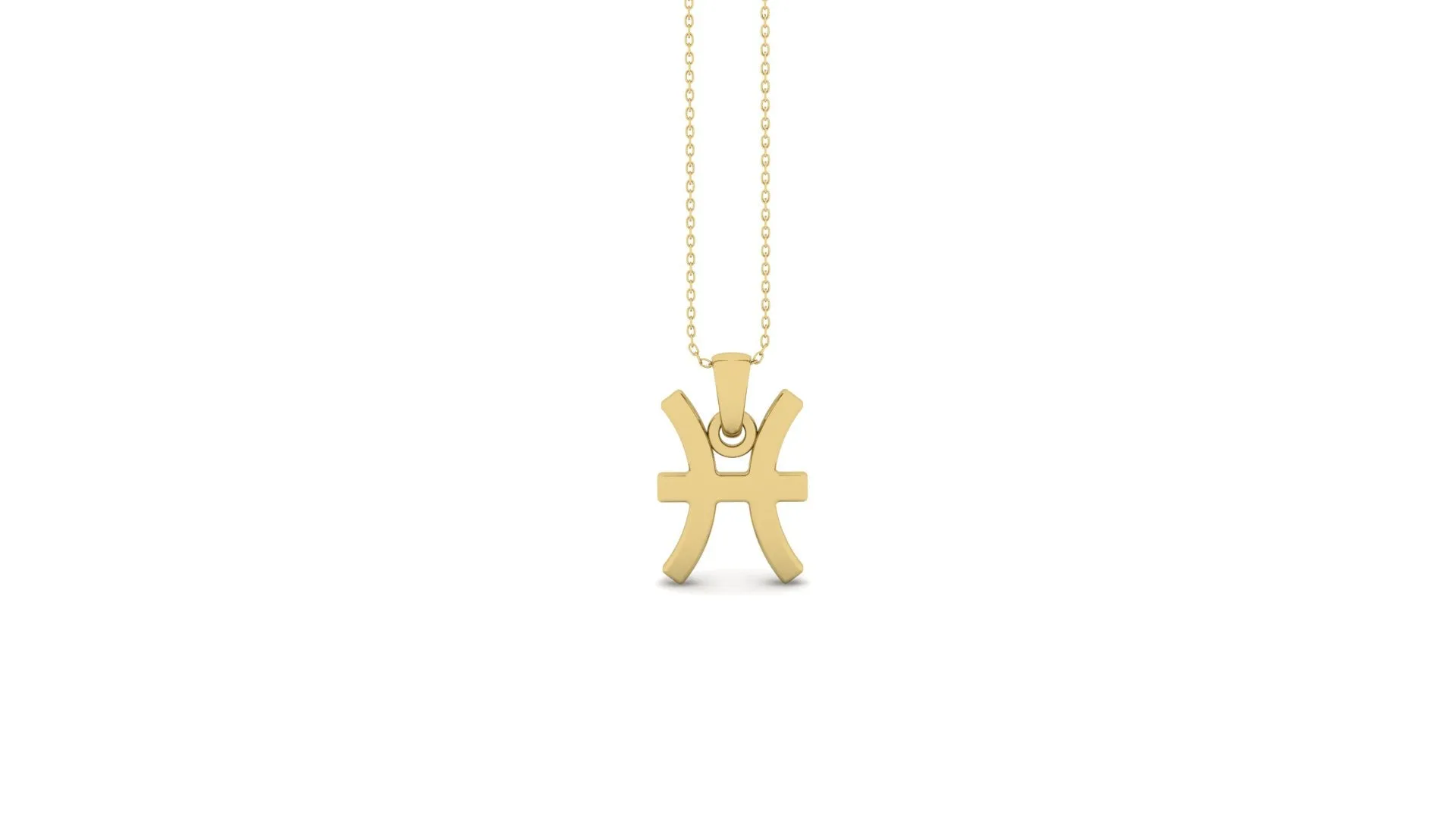 Gold mini necklaces (Select your sign)