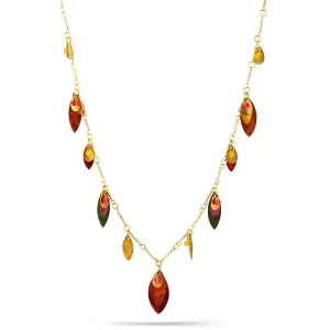 GOLD PATINA NECKLACES #N5020_GLD-M (ND15)