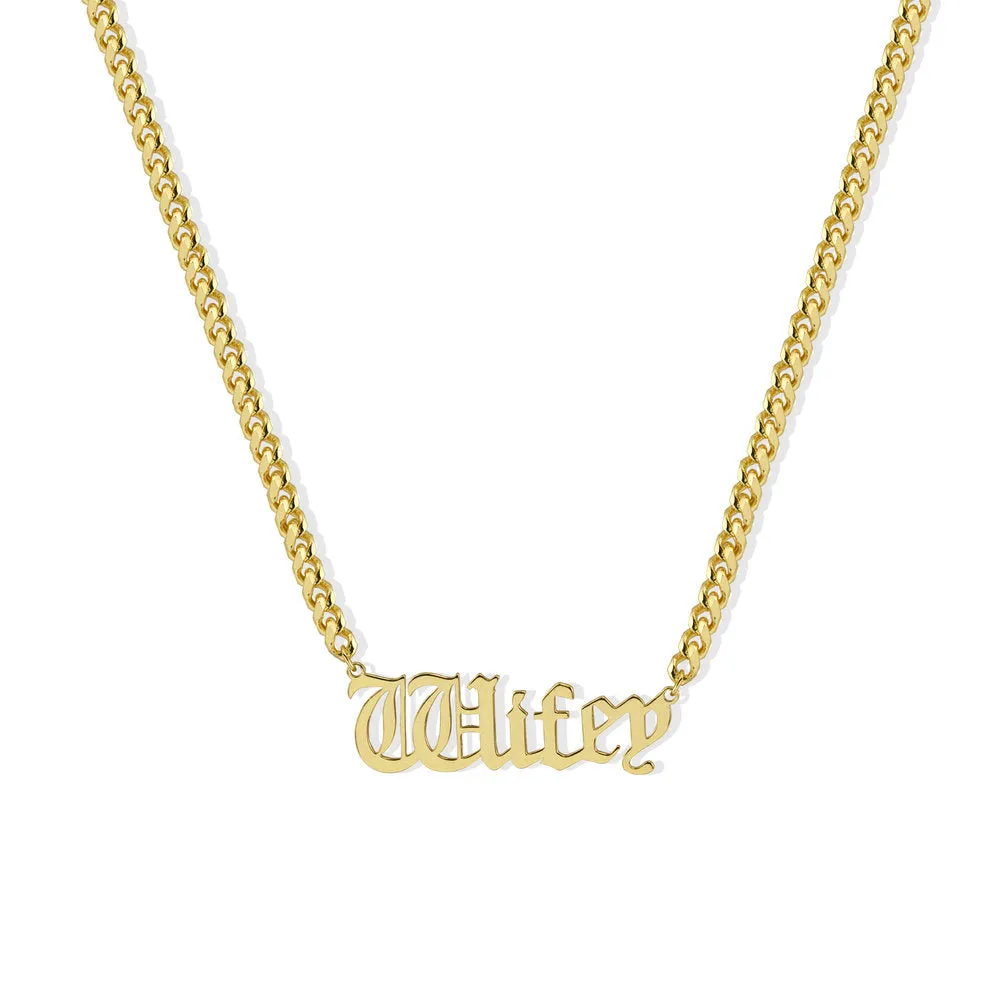 GOTHIC WIFEY NECKLACE