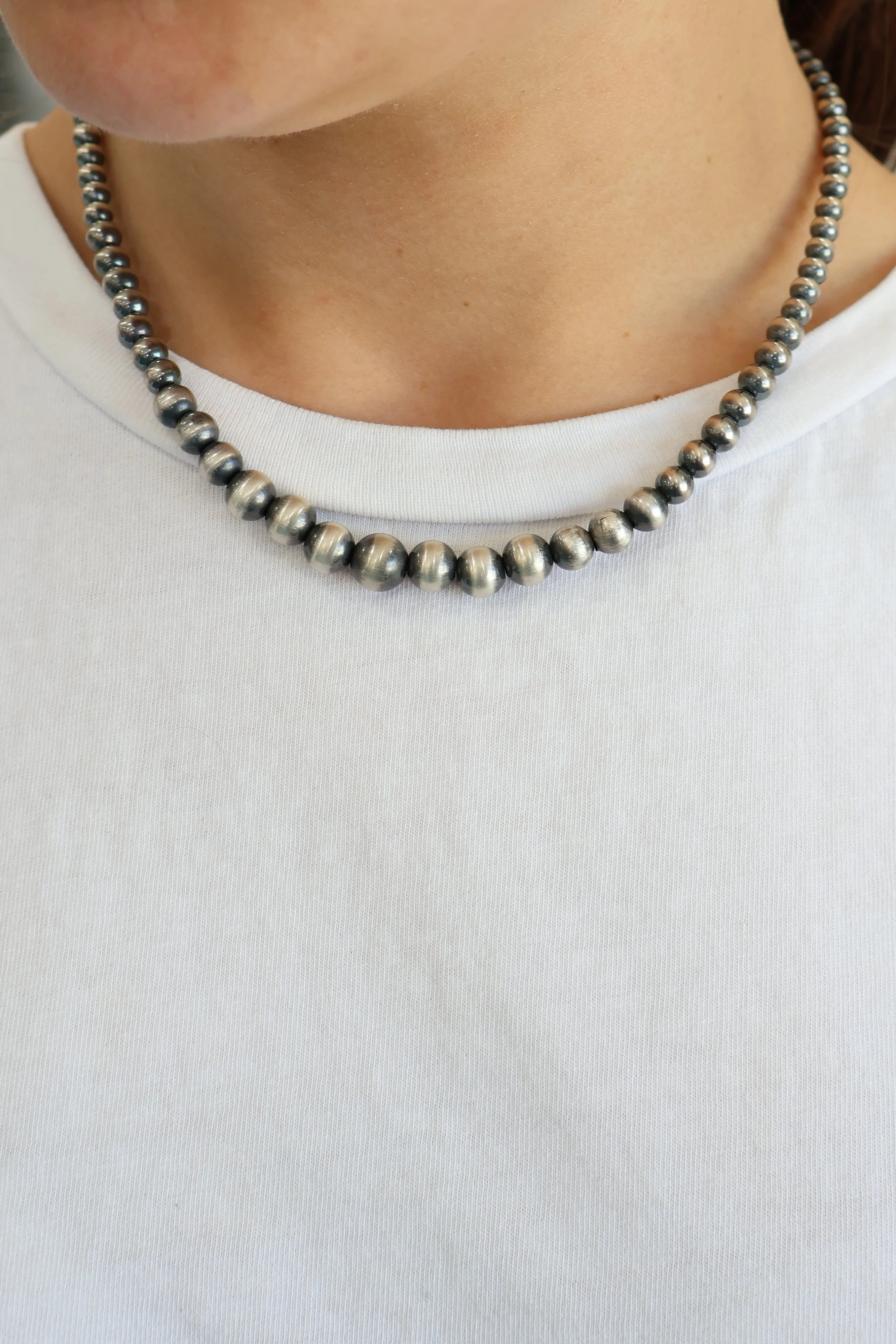 Graduated Navajo Pearls 3mm-8mm
