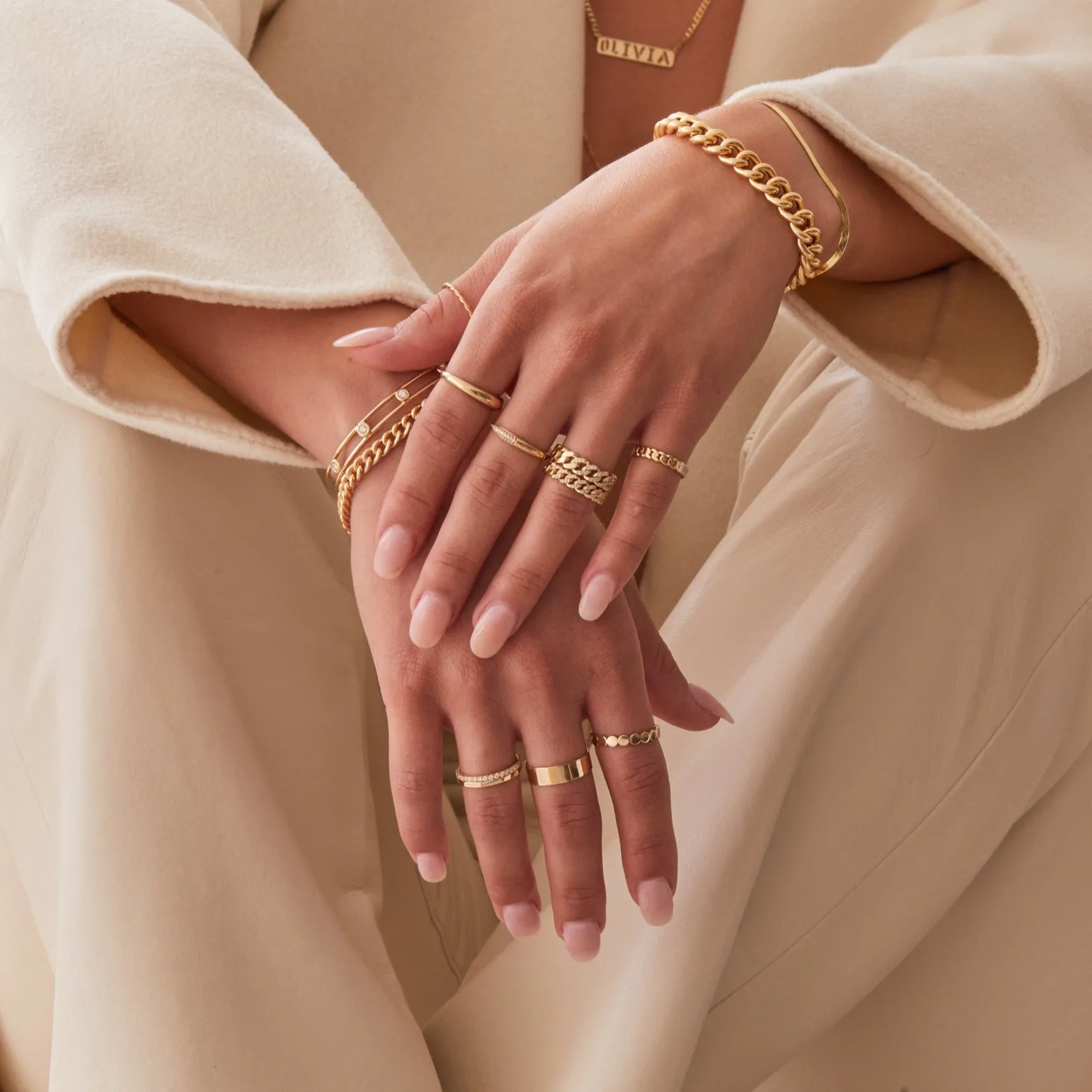 Grand Cuban Link Diamond Pave Ring