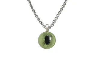 Green Cat Eye Design Necklace
