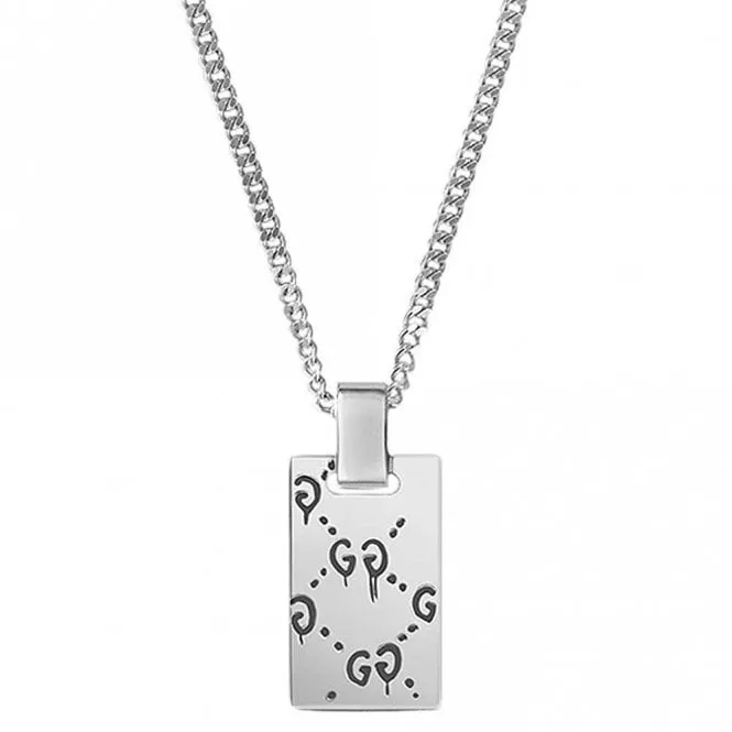 Gucci Silver Ghost Necklace