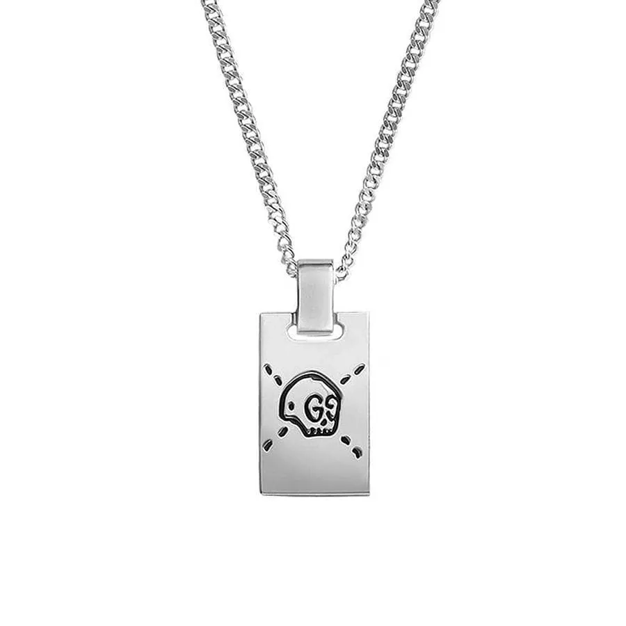 Gucci Silver Ghost Necklace