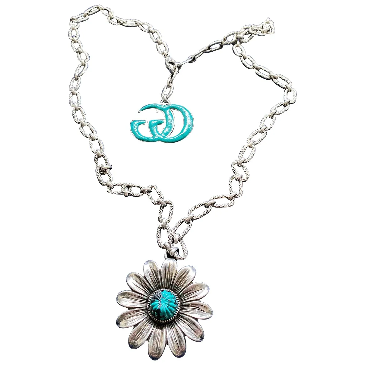 Gucci silver silver necklaces