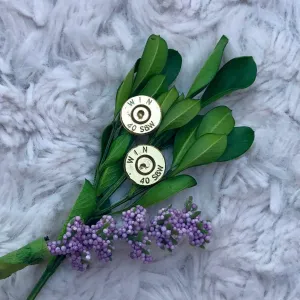 Gunning for You - Birthstone Bullet Earrings & Necklaces with Swarovski Crystals