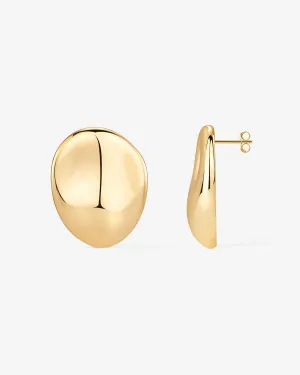 Hammered Teardrop Earrings