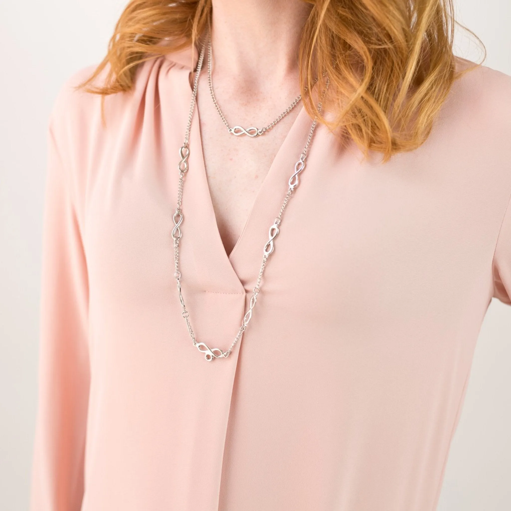 Hannah Infinity Layered Fashion Lanyard