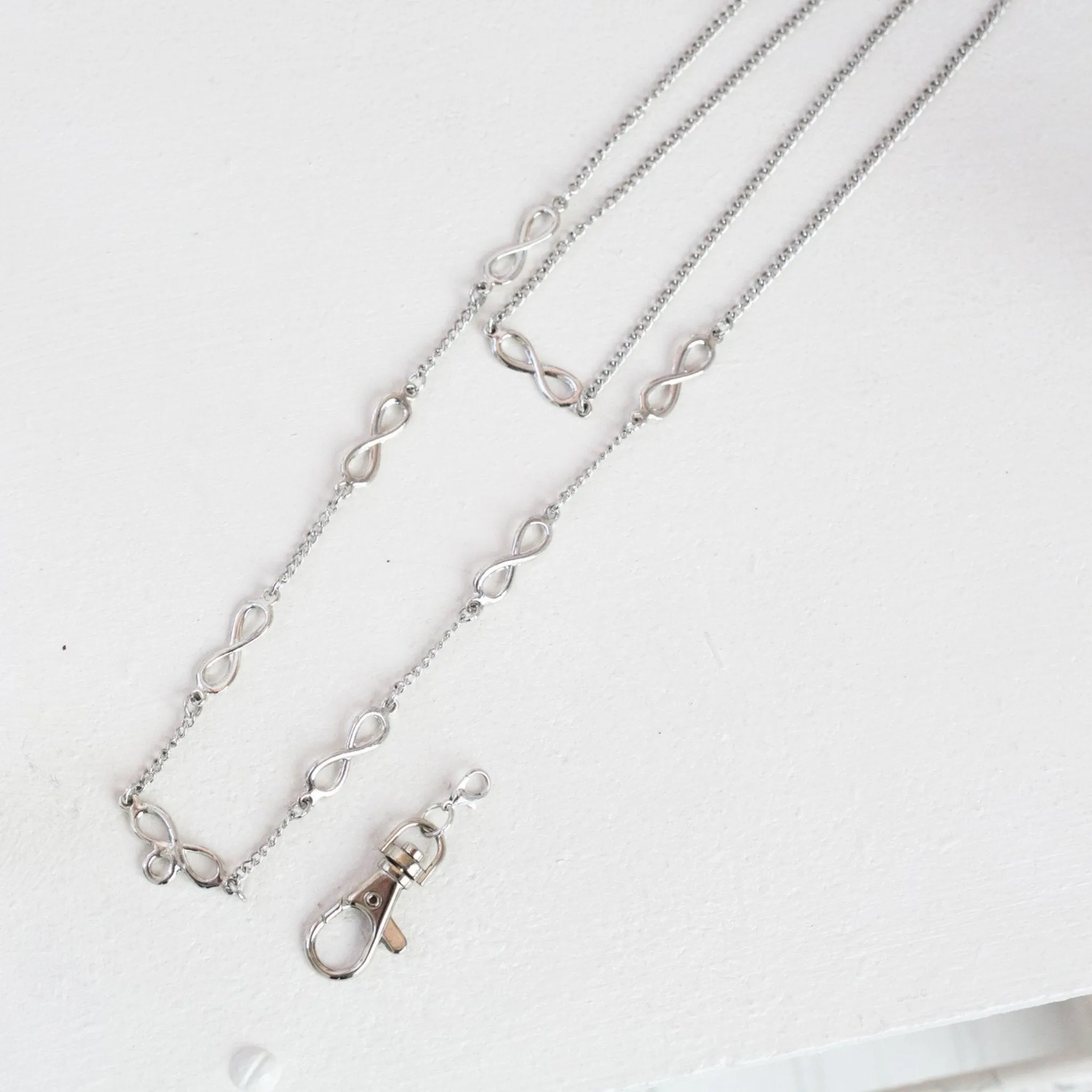 Hannah Infinity Layered Fashion Lanyard