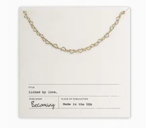 Heart Chain Necklace - Gold Filled