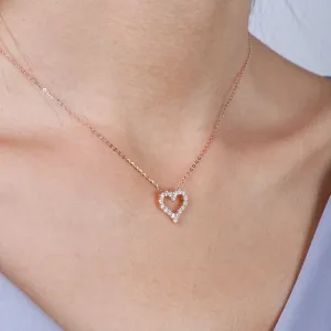 Heart Diamond Necklace