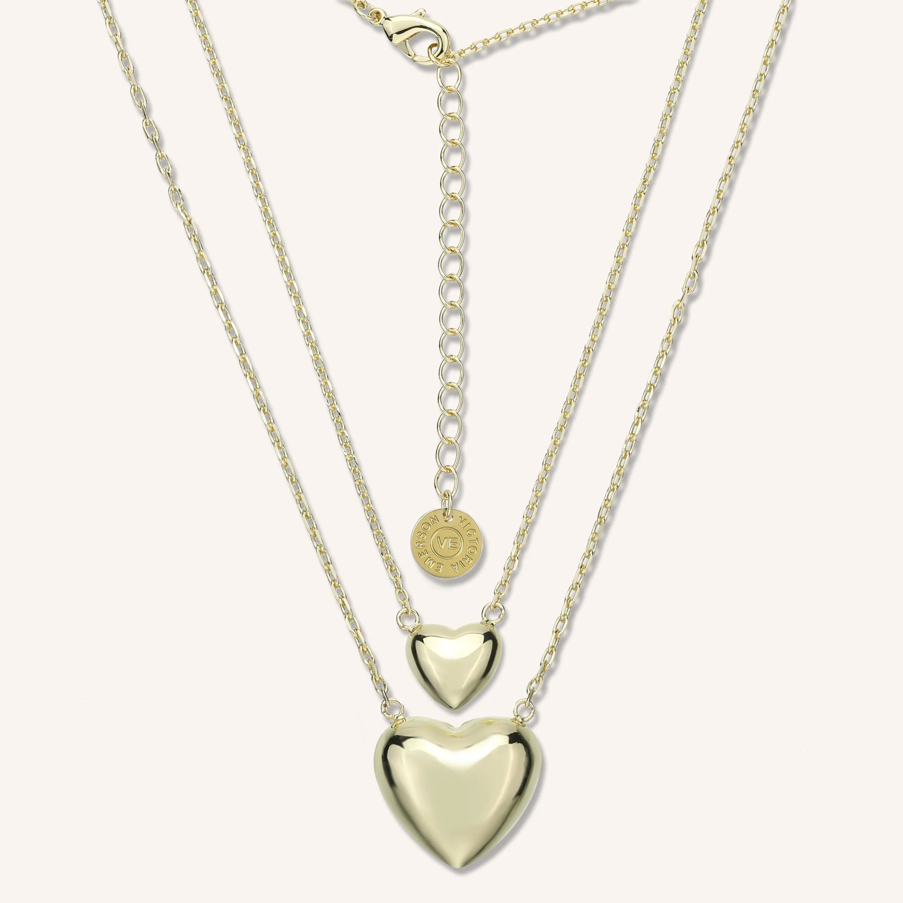 Heart of Gold Necklace Set