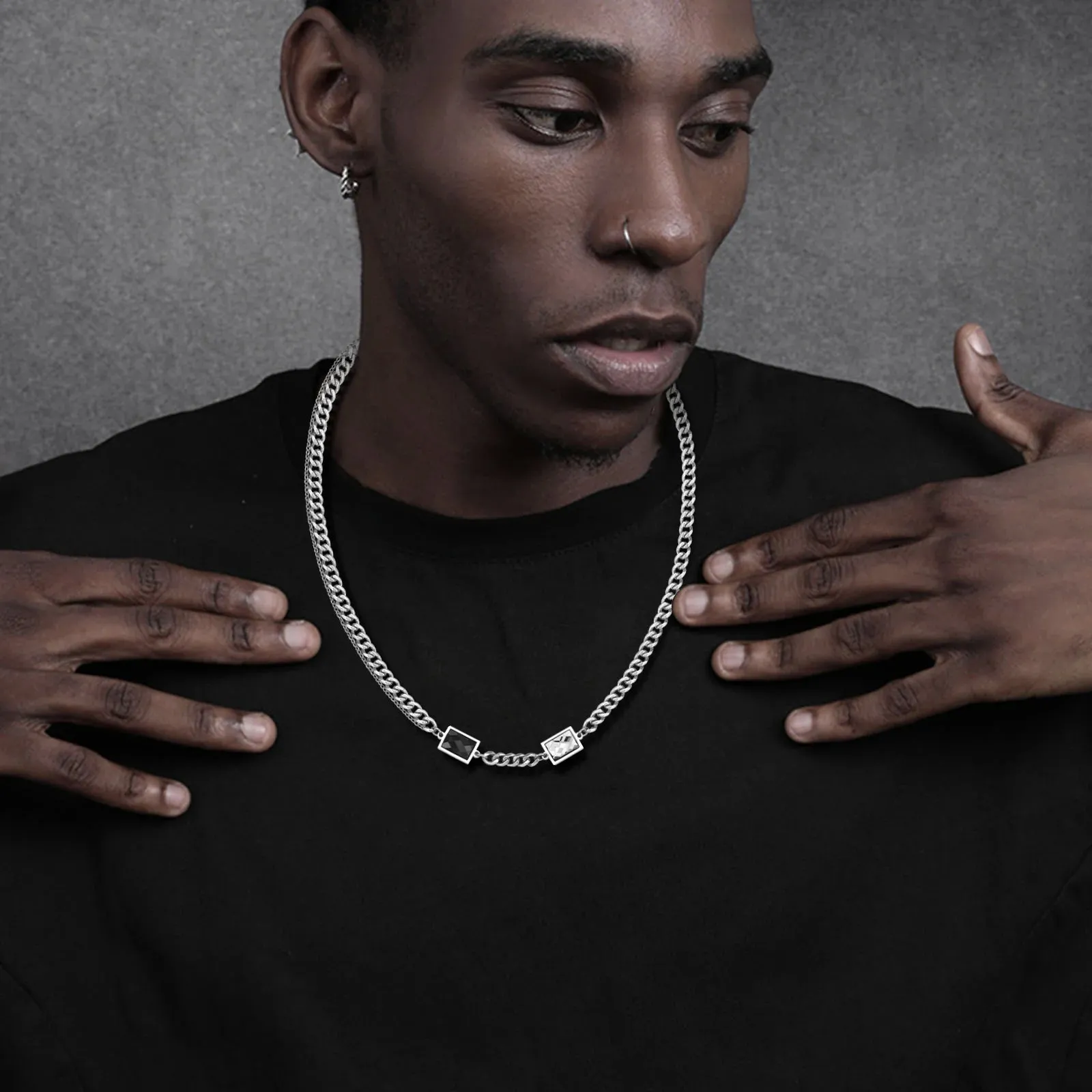 Hiphop Cuban Chain Necklaces for Men Boys