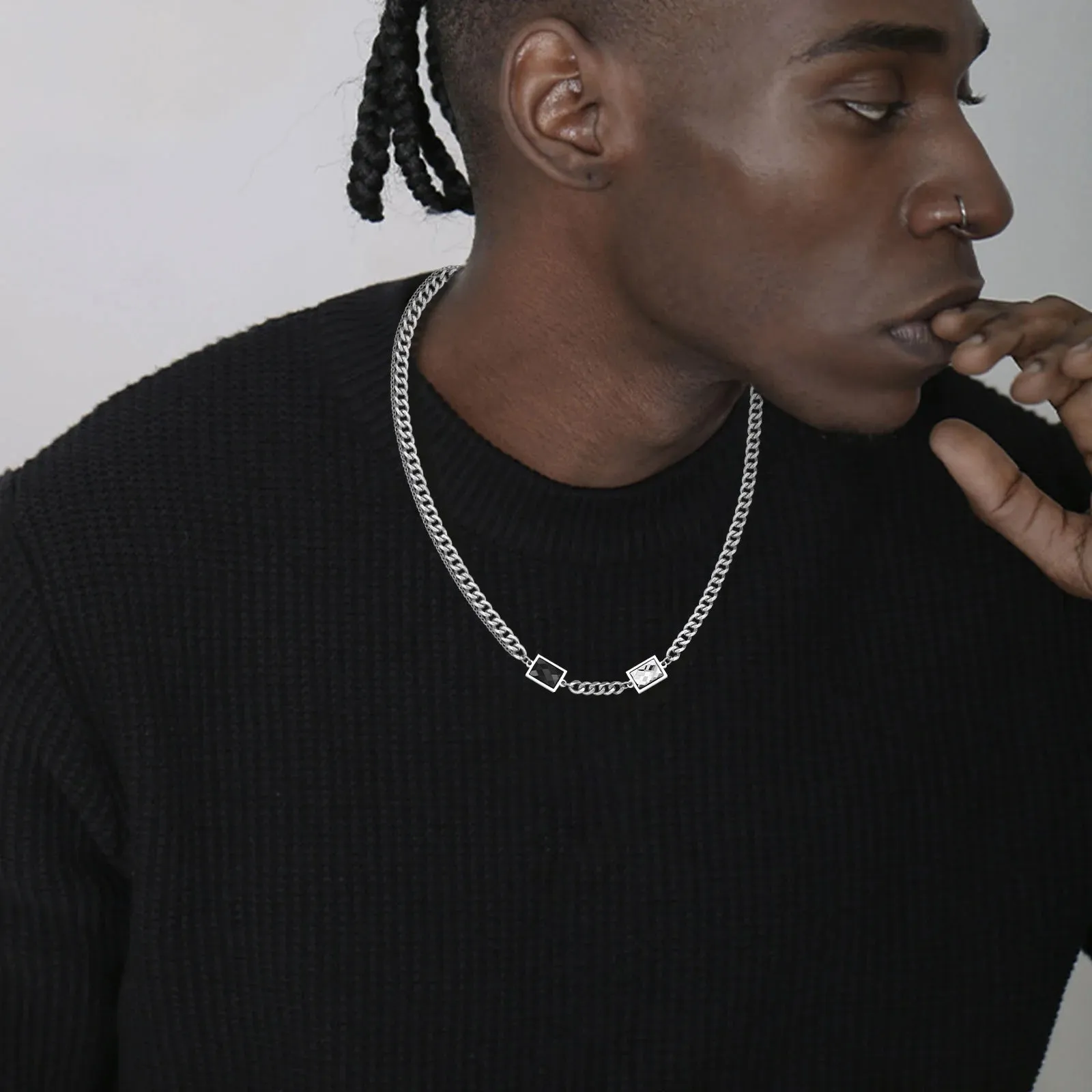 Hiphop Cuban Chain Necklaces for Men Boys