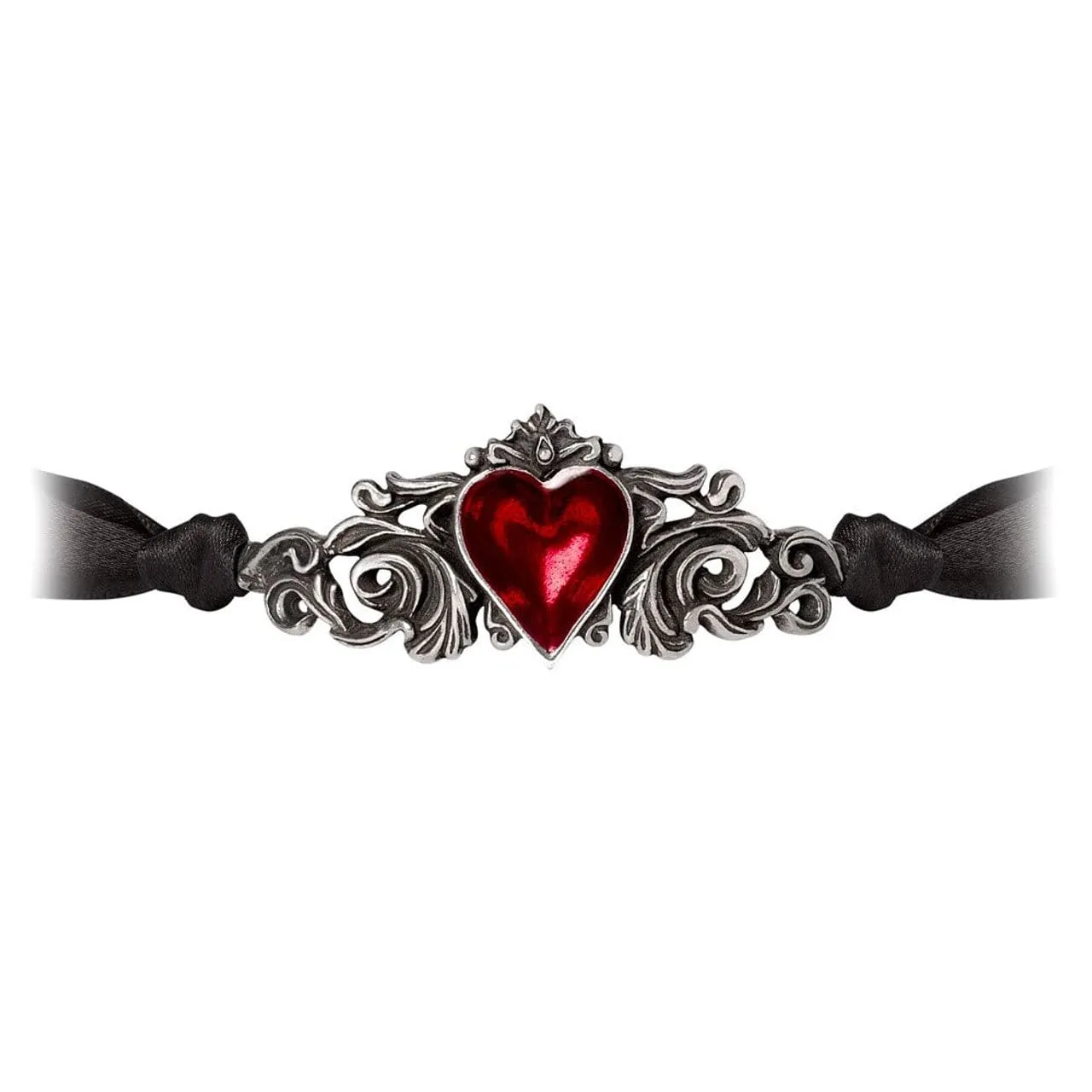 Ignite Your Passion With Our Stunning Blood Red Heart Choker