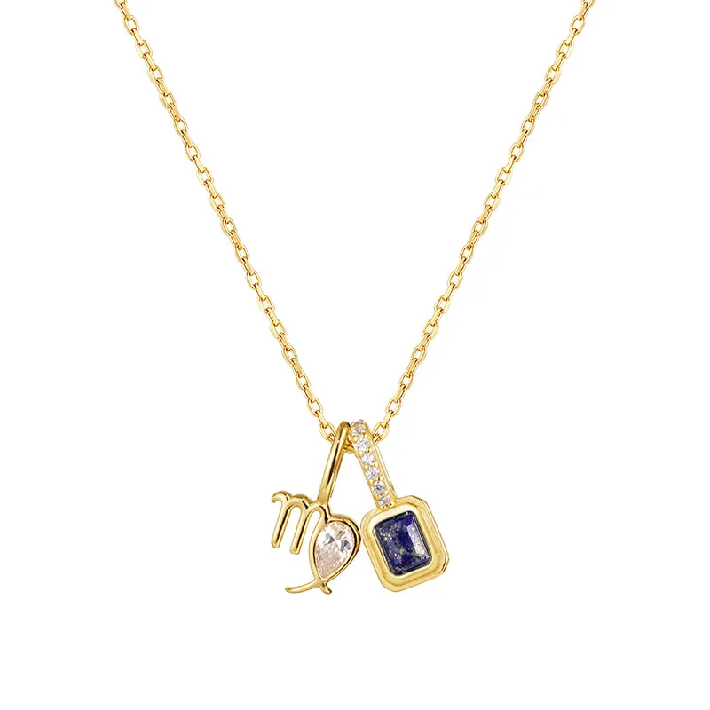 Imprint Zodiac Birthstone Necklace
