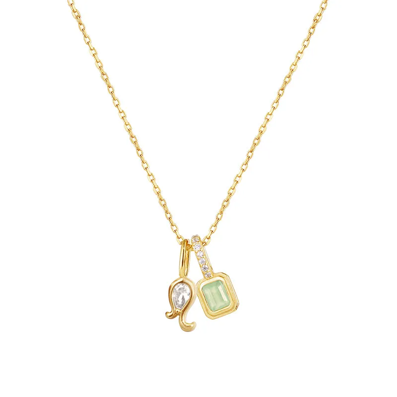 Imprint Zodiac Birthstone Necklace