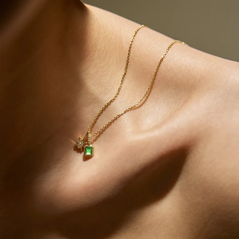 Imprint Zodiac Birthstone Necklace