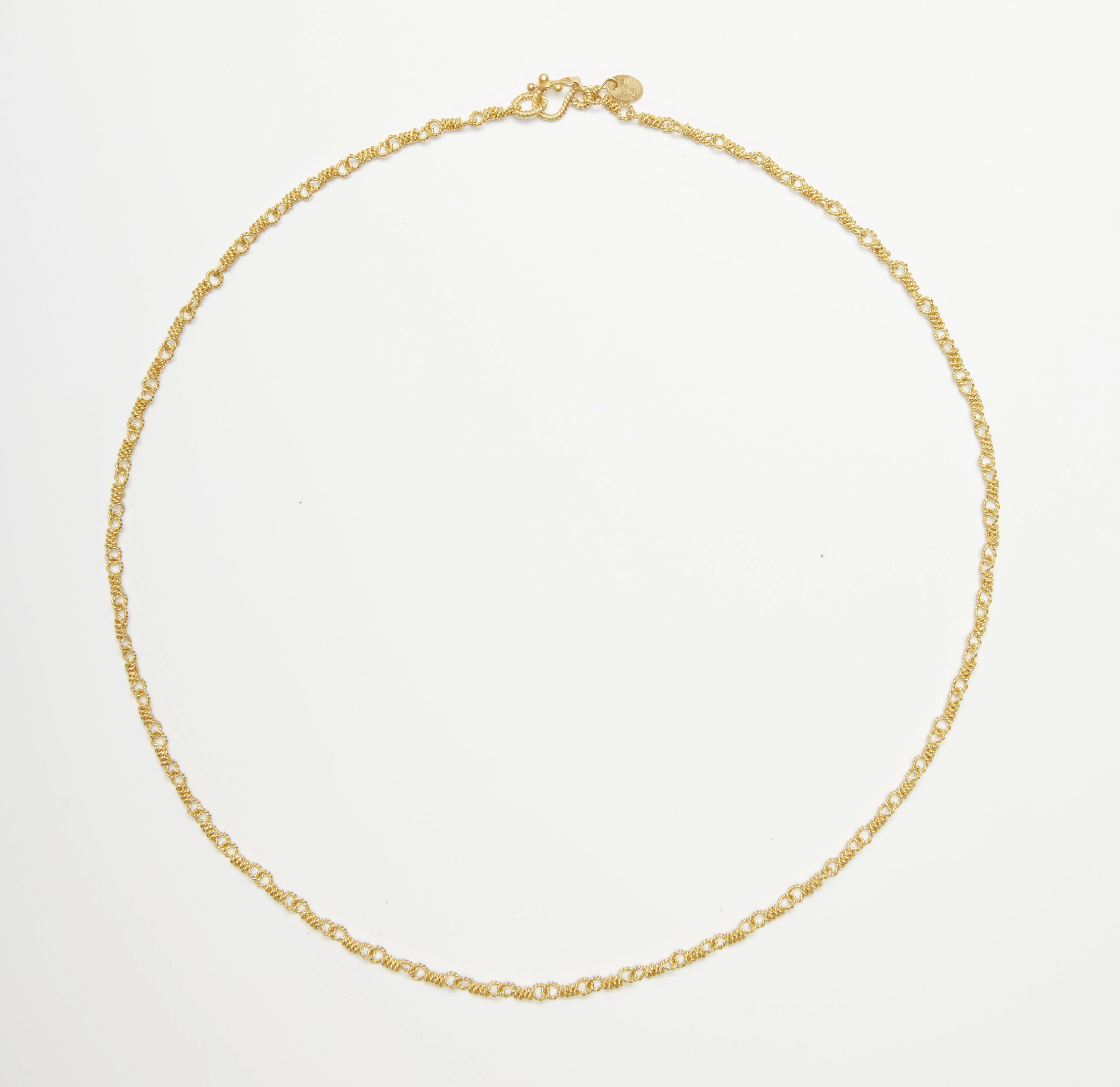 Isabella "Twisted" Necklace in 20K Peach Gold