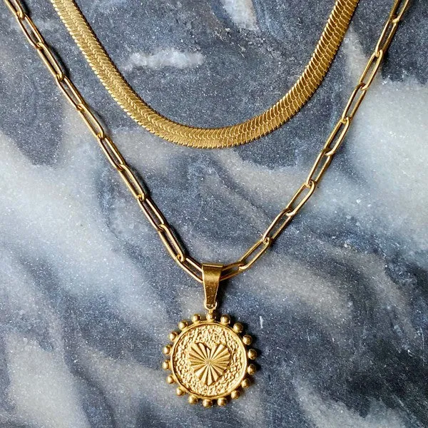 It's official initial necklace