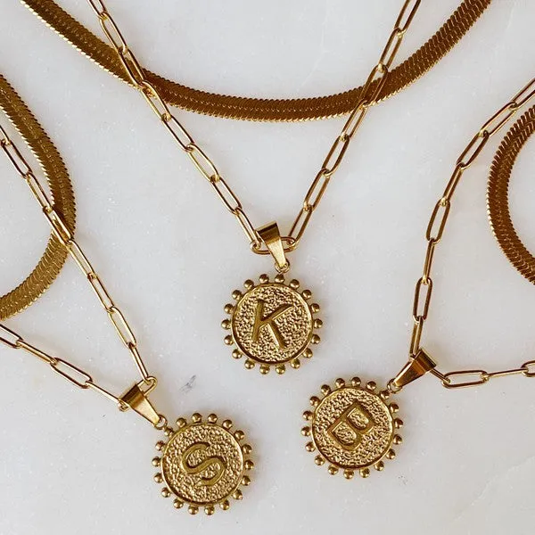 It's official initial necklace