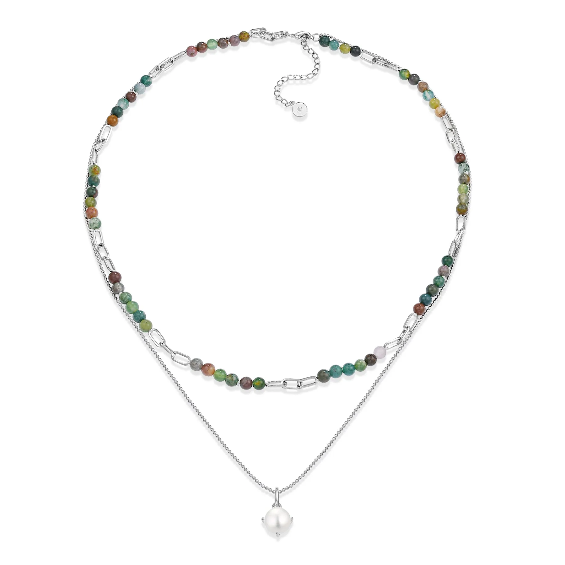 IVY SPARK LAYERED PEARL NECKLACE