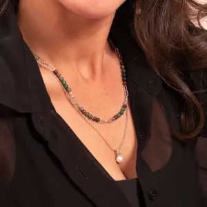 IVY SPARK LAYERED PEARL NECKLACE