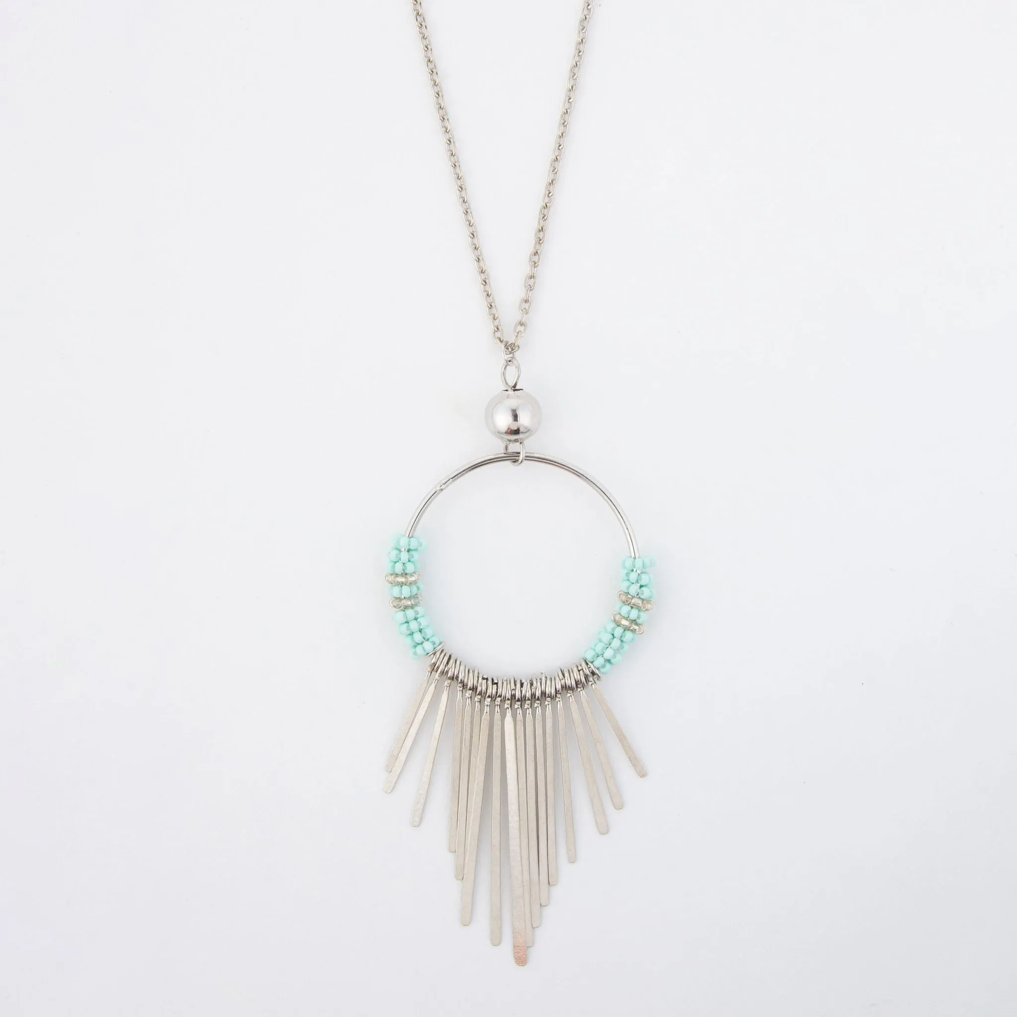 Jaliya Hoop Pendant Necklace