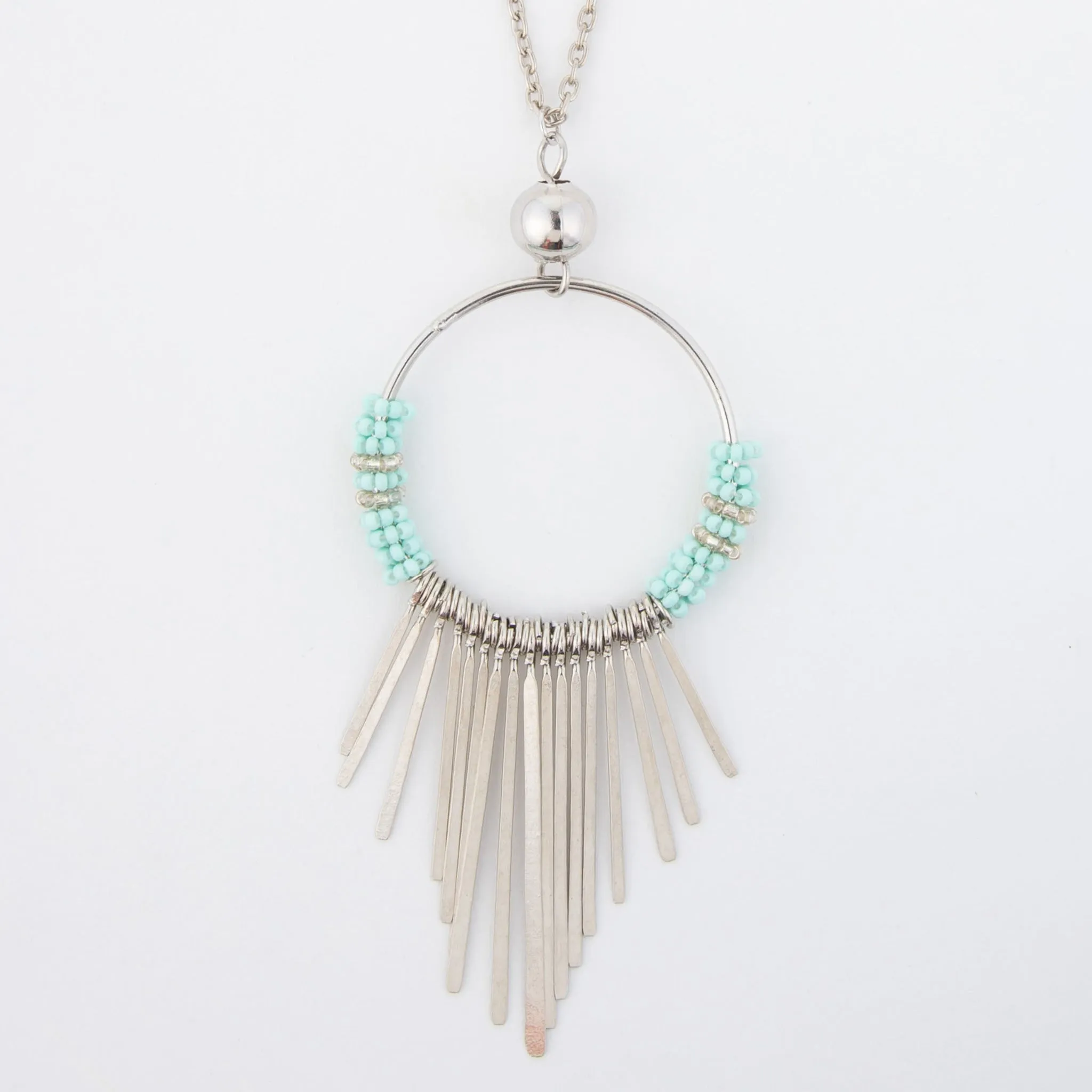 Jaliya Hoop Pendant Necklace