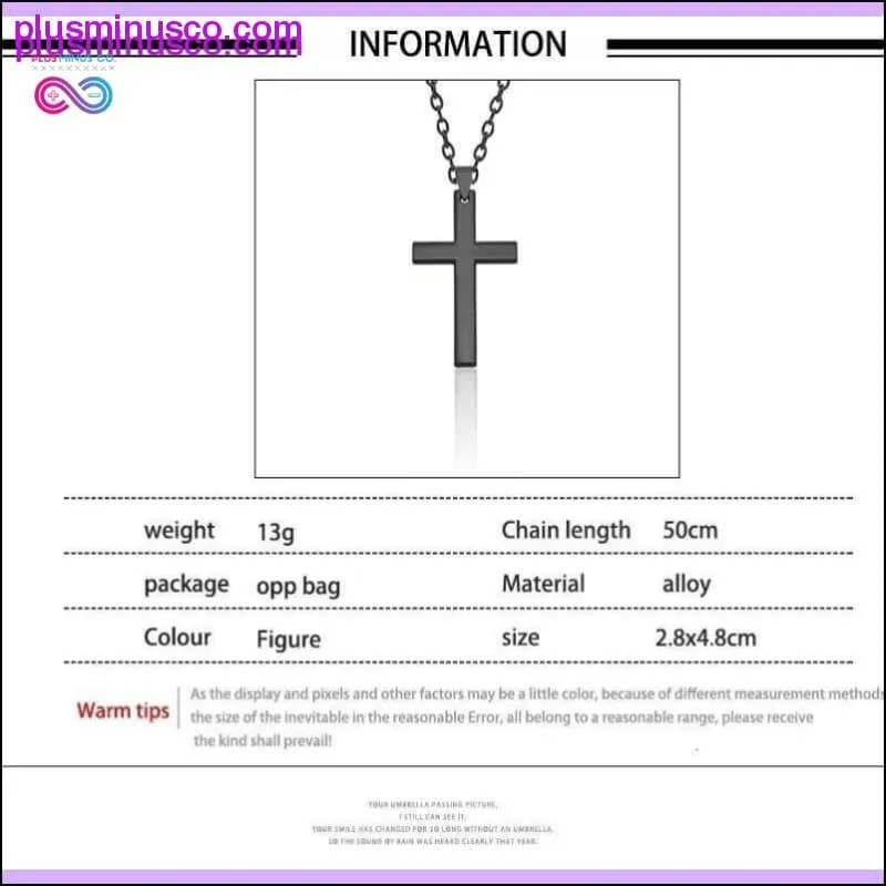 Jesus Necklace For Men Unisex Hip Hop Cool Long Chain