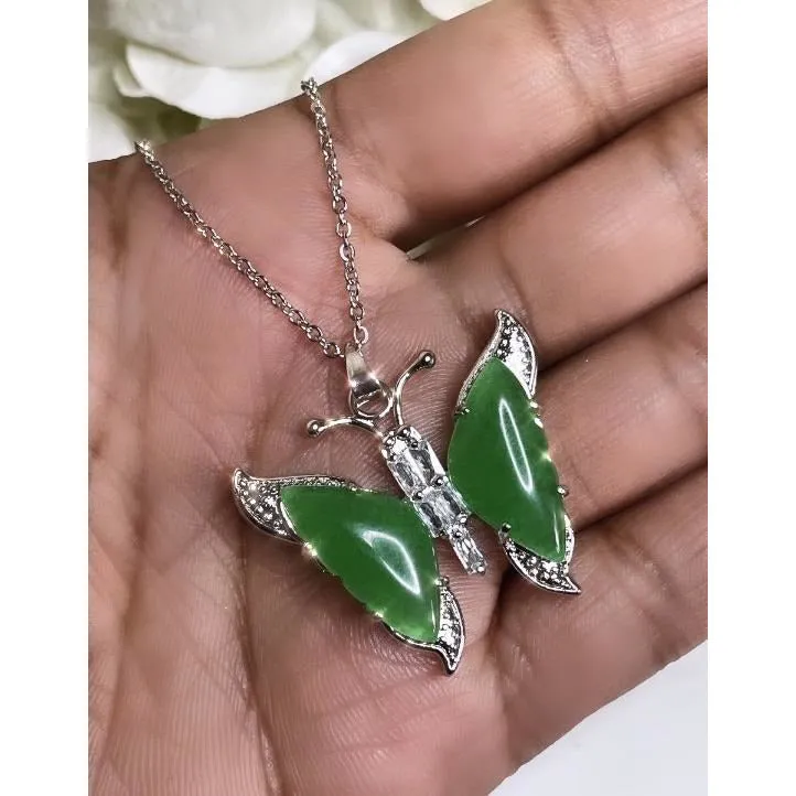 Kayla Jade Butterfly Necklace