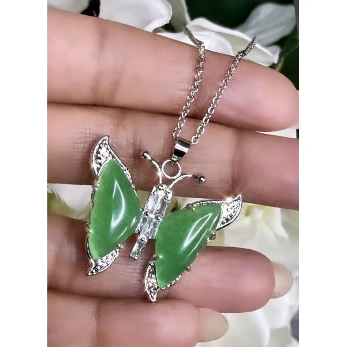 Kayla Jade Butterfly Necklace