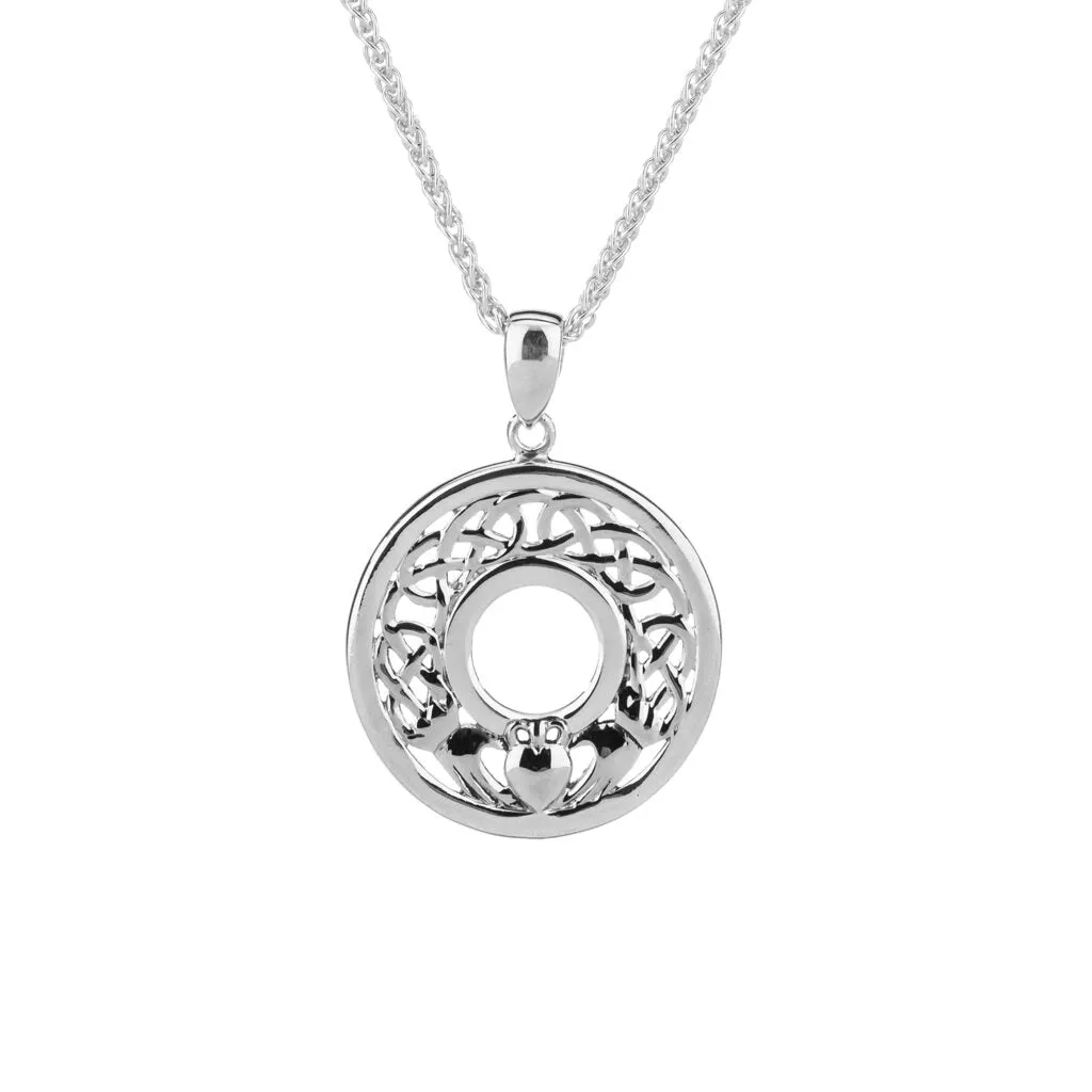 Keith Jack Claddagh Sterling Silver Pendant