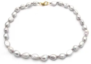 Keshi Pearl Collar Necklace